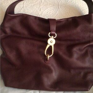 Elegant Brown Leather Women's Bag